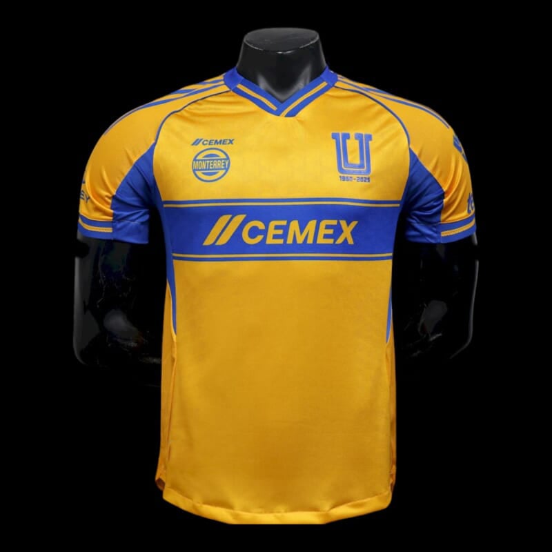 Maillot Tigres Uanl Domicile 2025/26 (Version Joueur)