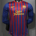 Maillot Barcelone Domicile Manches Longues Rétro 2011/12 (Version Joueur)