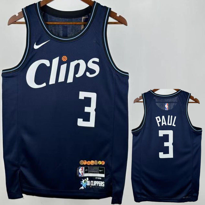 Maillot Clippers Paul 3 Sapphire