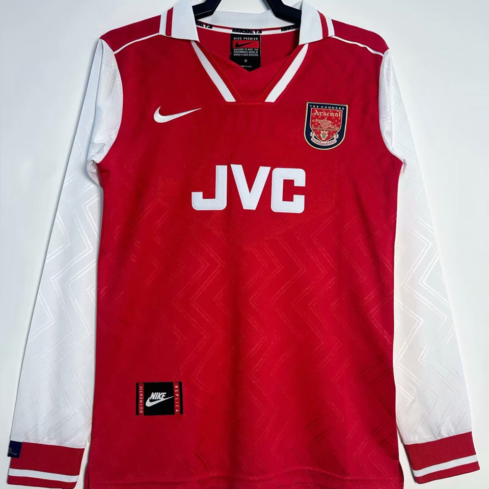 Maillot Arsenal Domicile Manches Longues Rétro