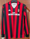 Maillot AC Milan Domicile Manches Longues Rétro 1988/89