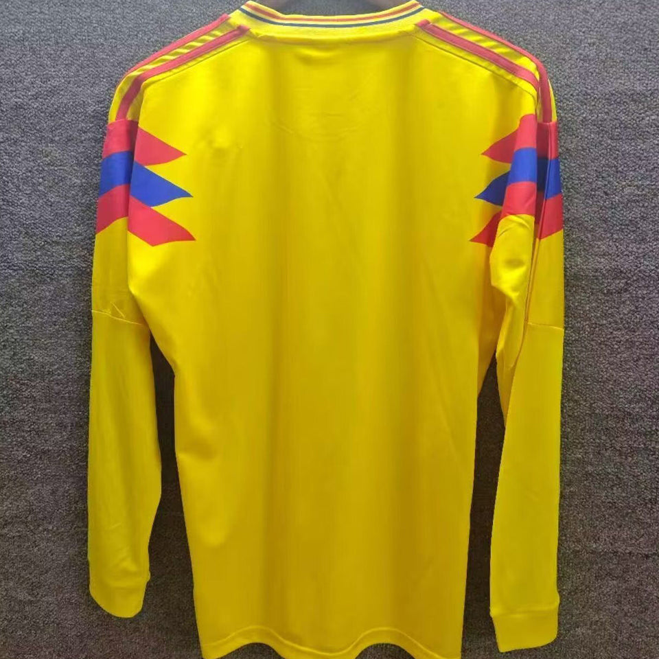 Maillot Colombie Domicile Manches Longues Rétro