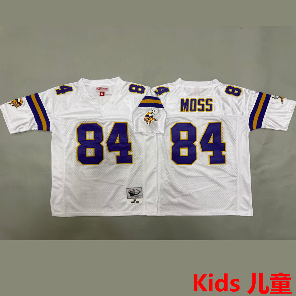 Maillot Moss 84 Minnesota Vikings Rétro Enfant