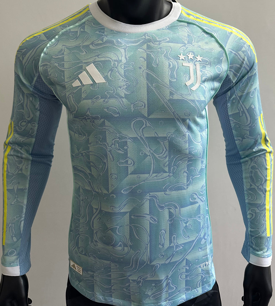 Maillot Juventus Extérieur Manches Longues 2025/26 (Version Joueur)