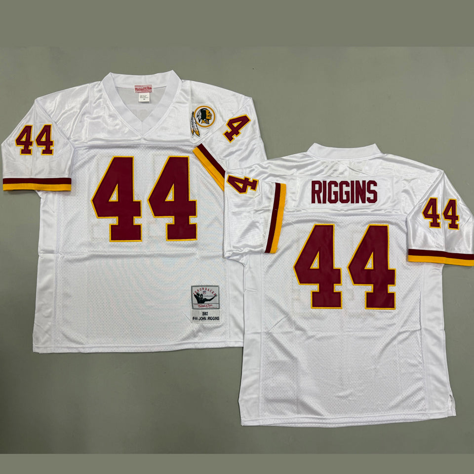 Maillot Riggins 44 Men S Washington Commanders Rétro
