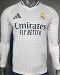 Maillot Real Madrid Domicile Manches Longues 2024/25 (Version Joueur)
