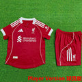 Maillot Liverpool Domicile 2025 Enfant (Version Joueur)