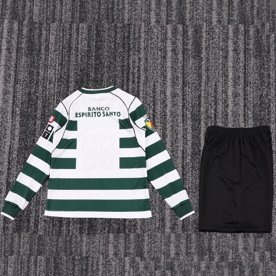 Maillot 03 Lisbon Domicile Manches Longues Rétro Enfant