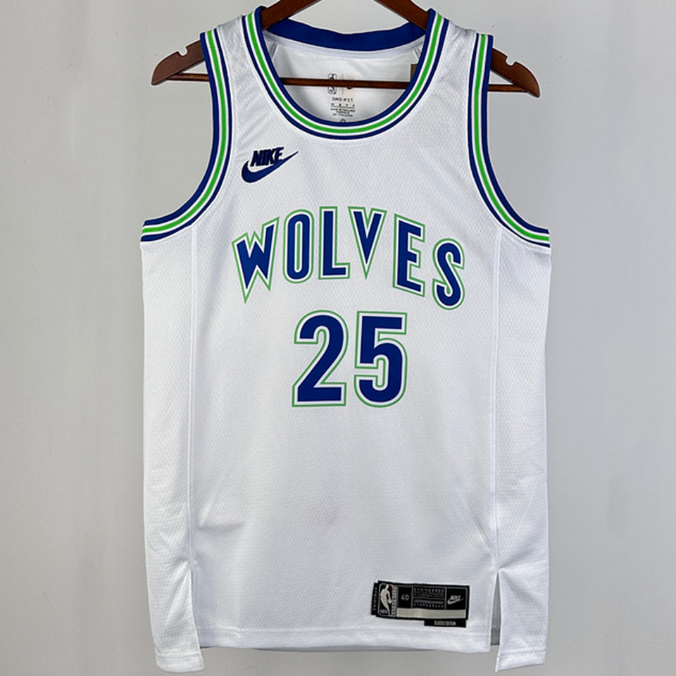 Maillot Timberwolves Rose 25 Rétro 2023/24