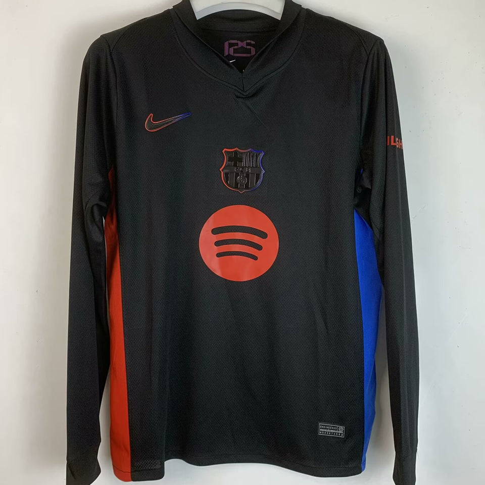 Maillot Barcelone Extérieur Manches Longues 2024/25