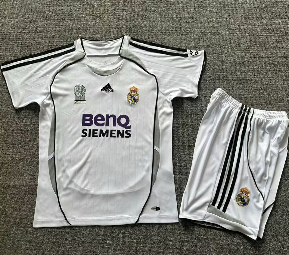 Maillot Real Madrid Domicile Rétro 2006/07 Enfant