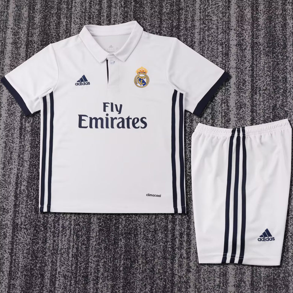 Maillot Real Madrid Domicile Rétro 2016/17 Enfant