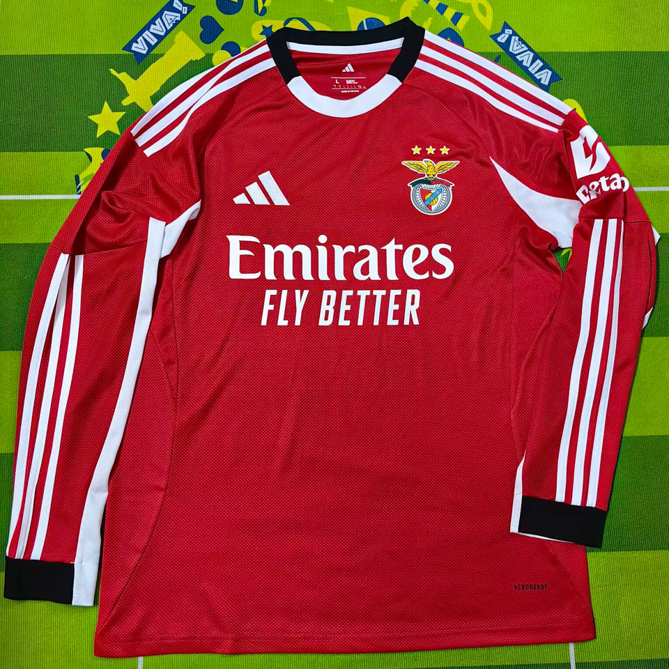 Maillot Benfica Domicile Manches Longues 2025/26