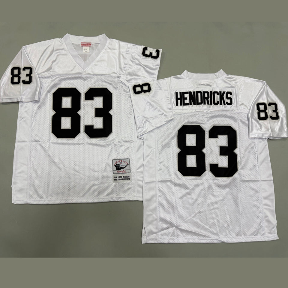 Maillot Hendricks 83 Men S Las Vegas Raiders Rétro