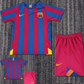 Maillot Barcelone Domicile Rétro 2005/06 Enfant