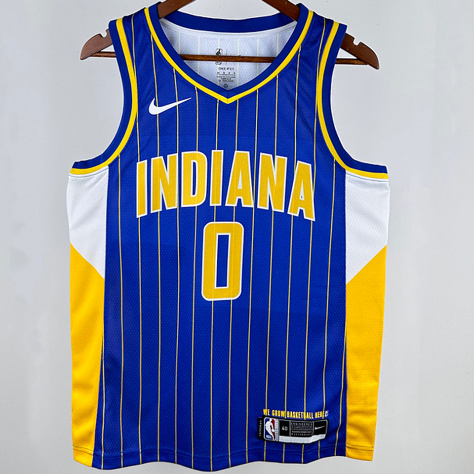 Maillot Pacers Haliburton 0 2019