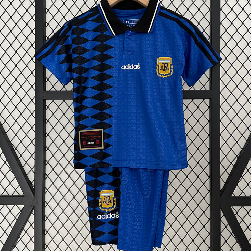 Maillot Argentine Extérieur Rétro 1994 Enfant