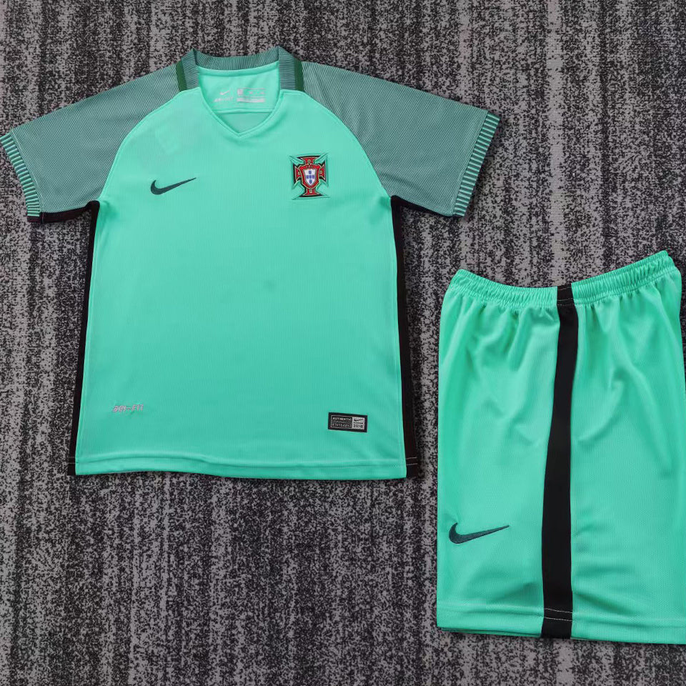 Maillot Portugal Extérieur Rétro 2016 Enfant