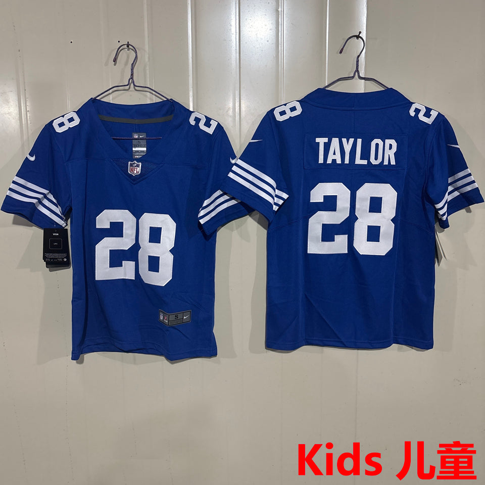 Maillot Taylor 28 Indianapolis Colts Enfant
