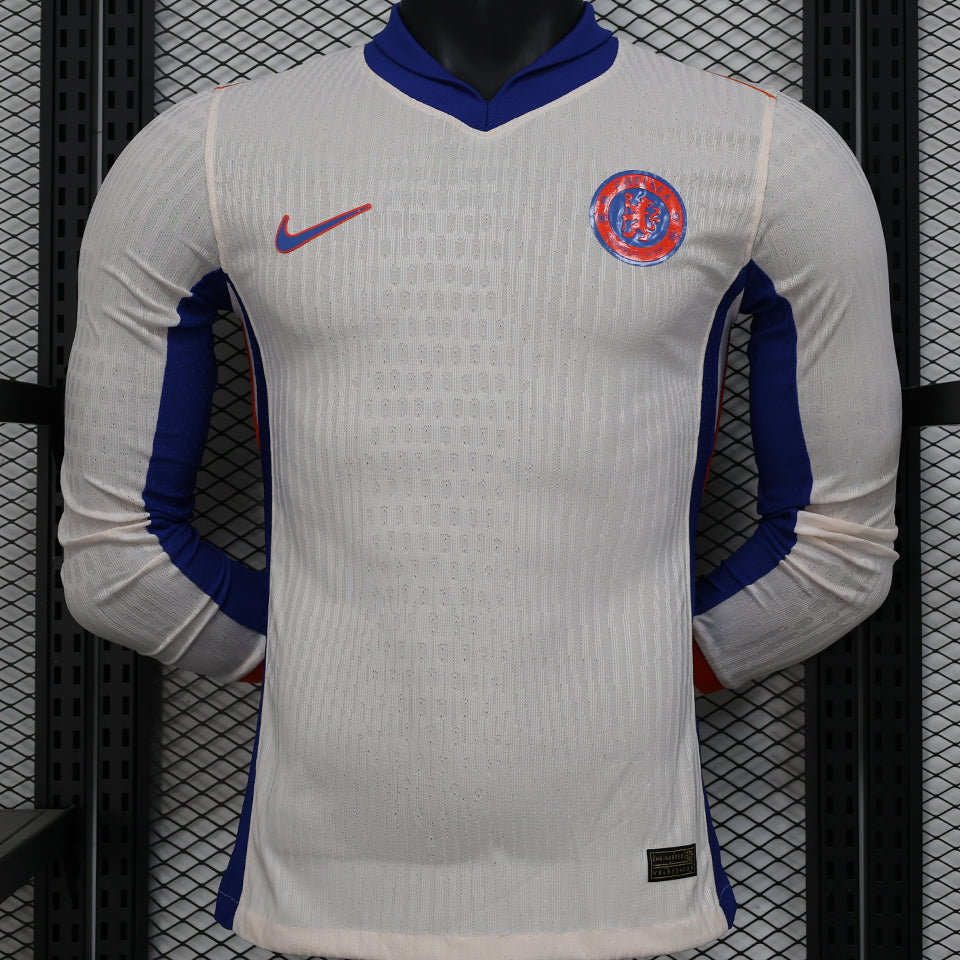 Maillot Chelsea Extérieur Manches Longues 2024/25 (Version Joueur)