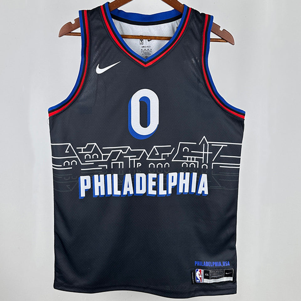 Maillot 76Ers Maxey 0 Sapphire 2021