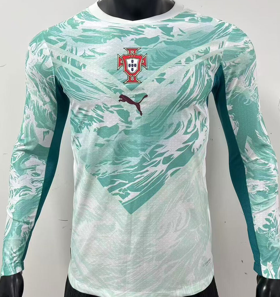 Maillot Portugal Extérieur Manches Longues 2026 (Version Joueur)