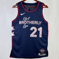 Maillot 76Ers Pichardson 0 Khaki Nba Jerseys 2024
