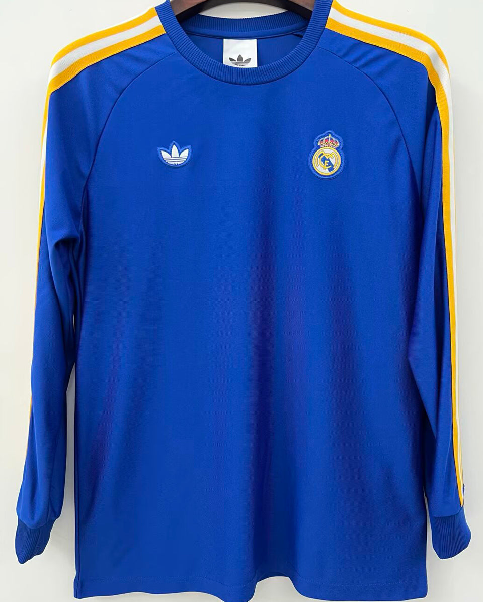Maillot Real Madrid Manches Longues Rétro