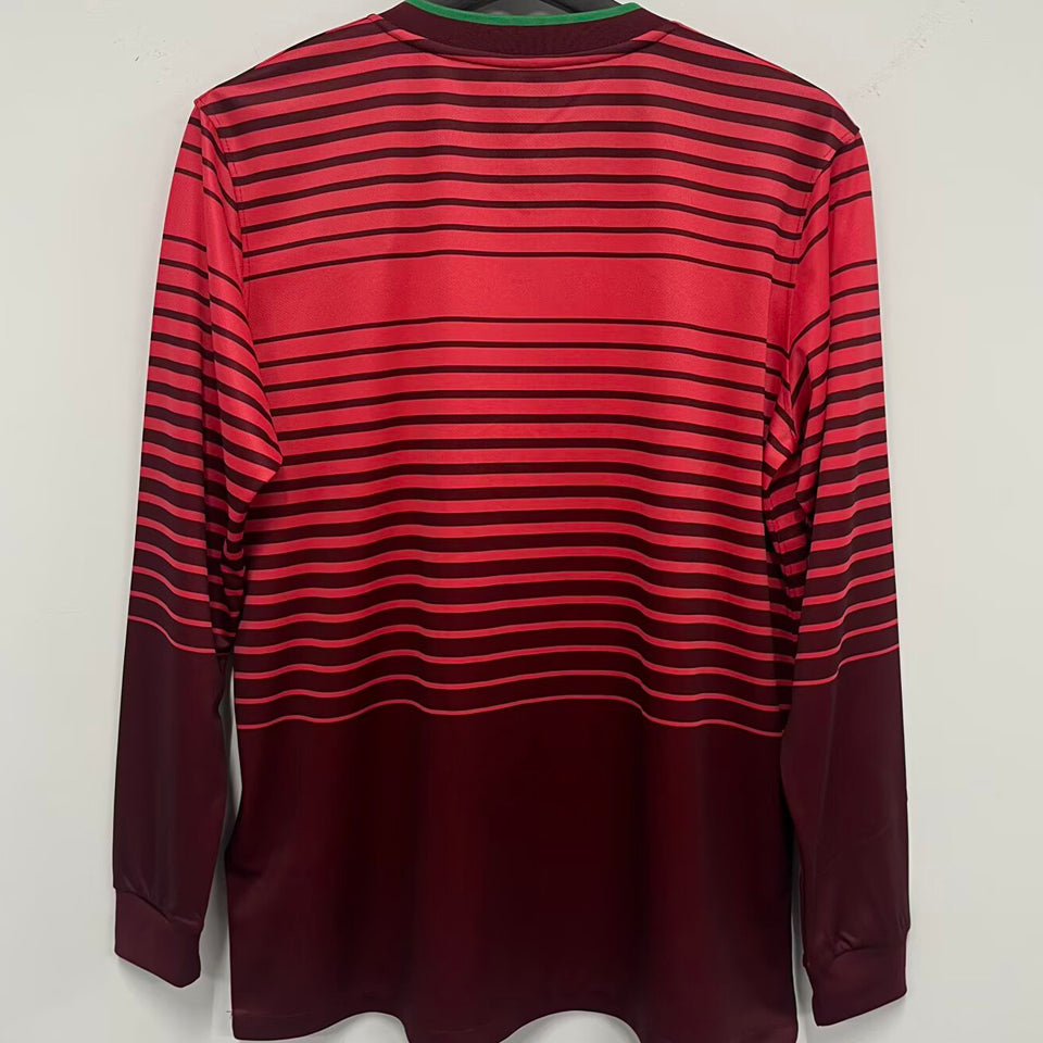 Maillot Portugal Domicile Manches Longues Rétro