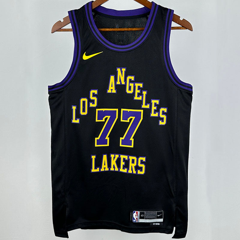Maillot Lakers Doncic 77 City 2024