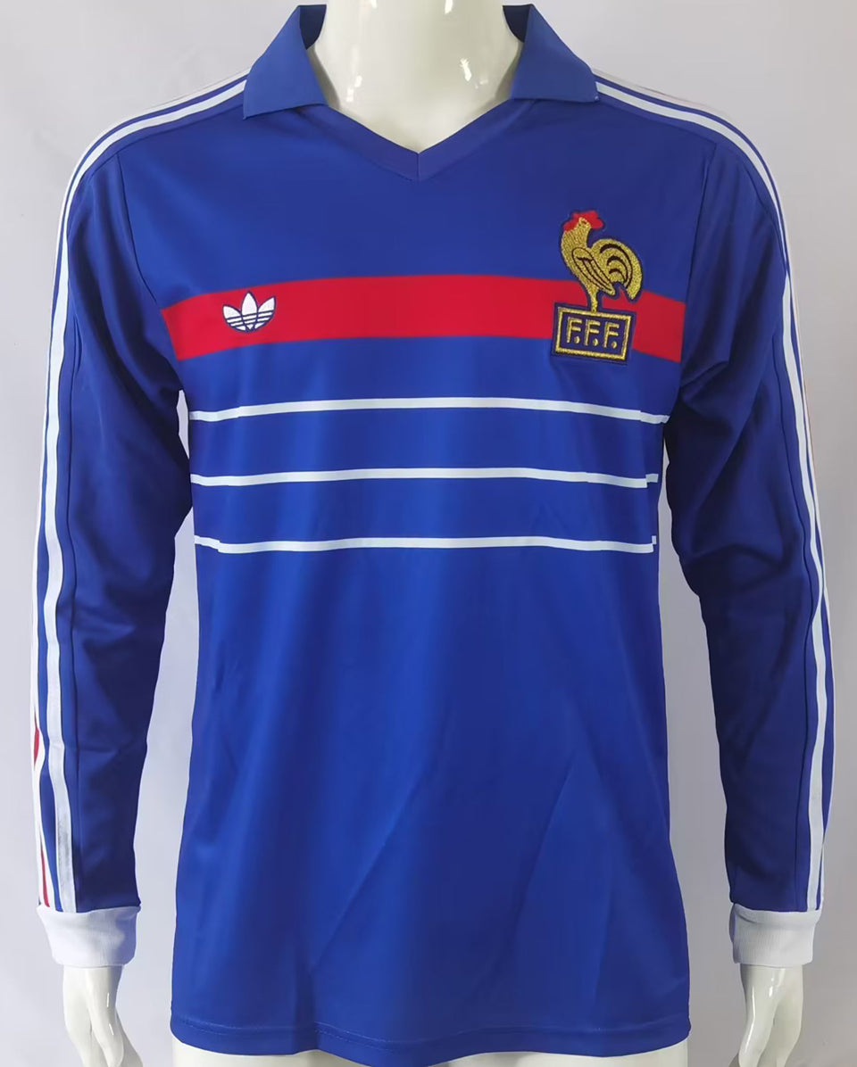 Maillot France Domicile Manches Longues Rétro