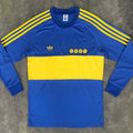 Maillot Boca Juniors Domicile Manches Longues Rétro 1981
