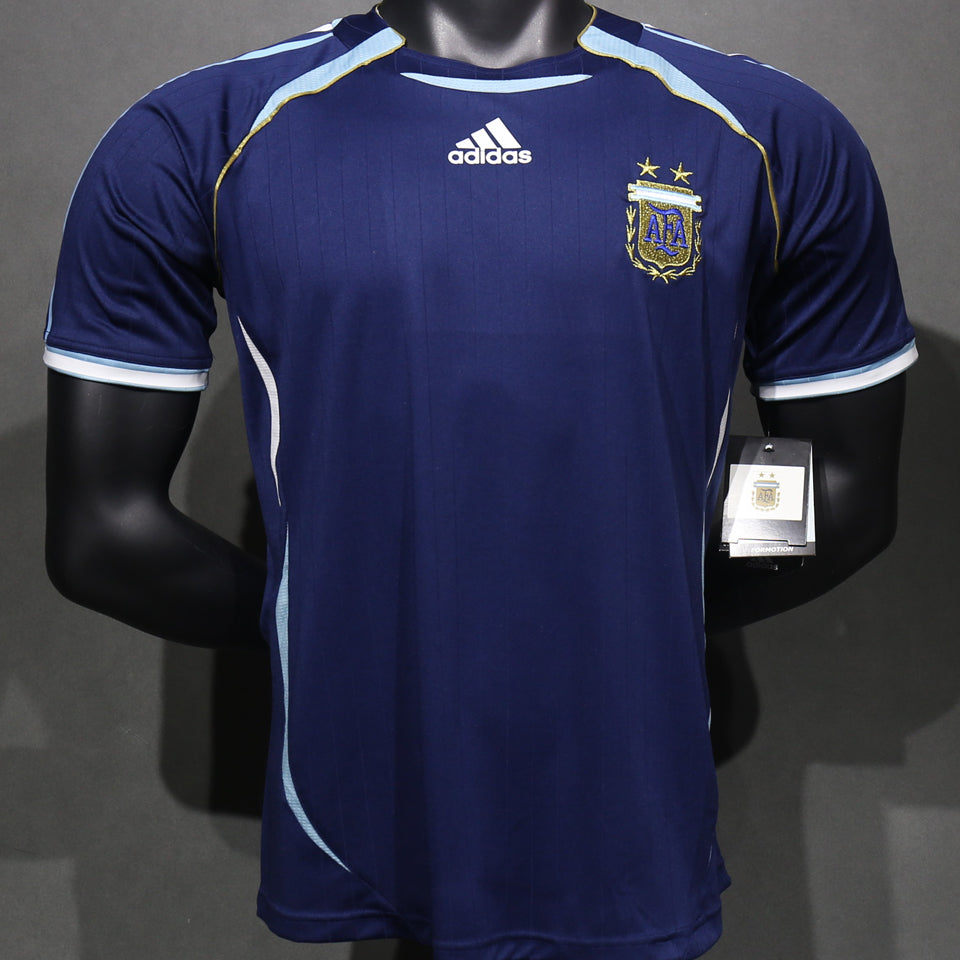 Maillot Argentine Extérieur Rétro 2006 (Version Joueur)
