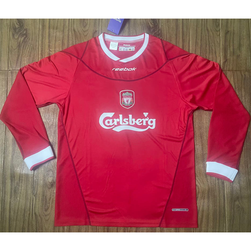 Maillot Liverpool Domicile Manches Longues Rétro