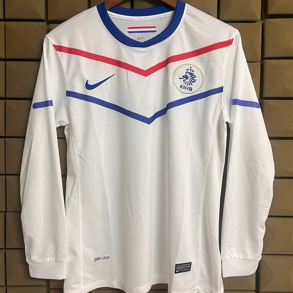 Maillot Pays-Bas Extérieur Manches Longues Rétro