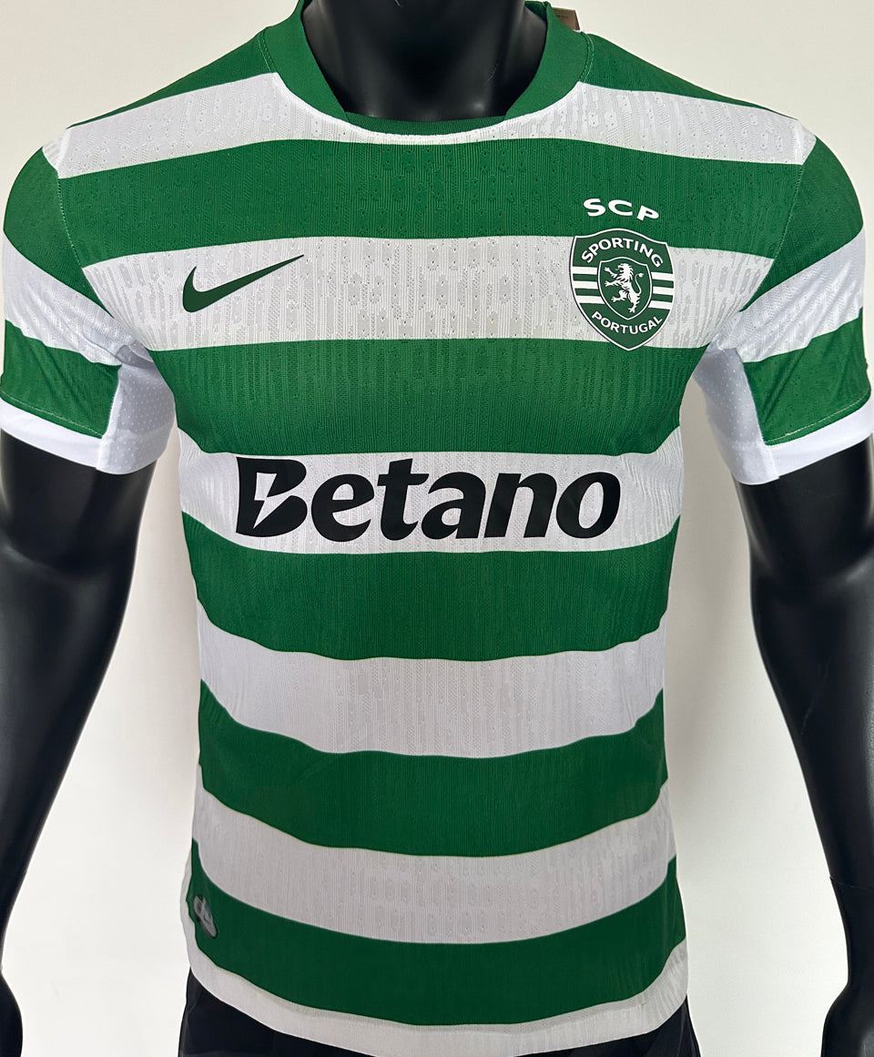 Maillot Sporting Lisbon Domicile 2025/26 (Version Joueur)
