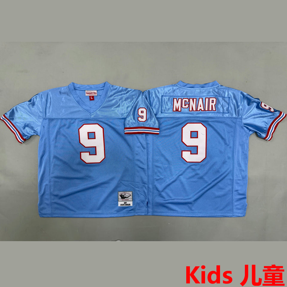 Maillot Mcnair 9 Tennessee Titans Rétro Enfant
