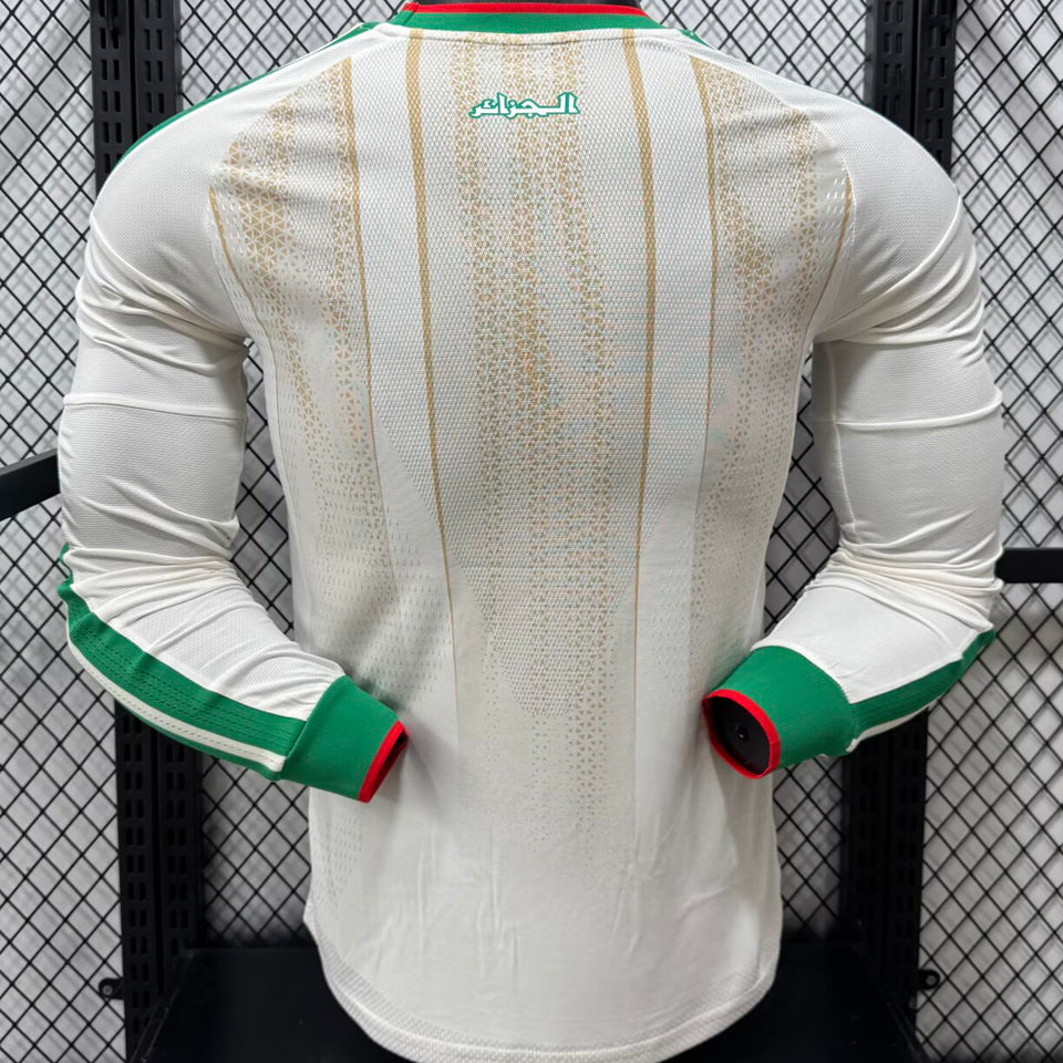 Maillot Algeria Domicile Manches Longues 2026/27 (Version Joueur)