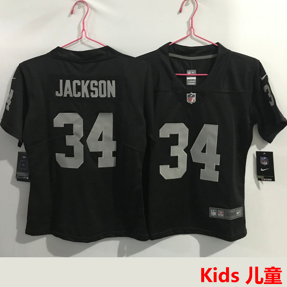 Maillot Jackson 34 Las Vegas Raiders Enfant