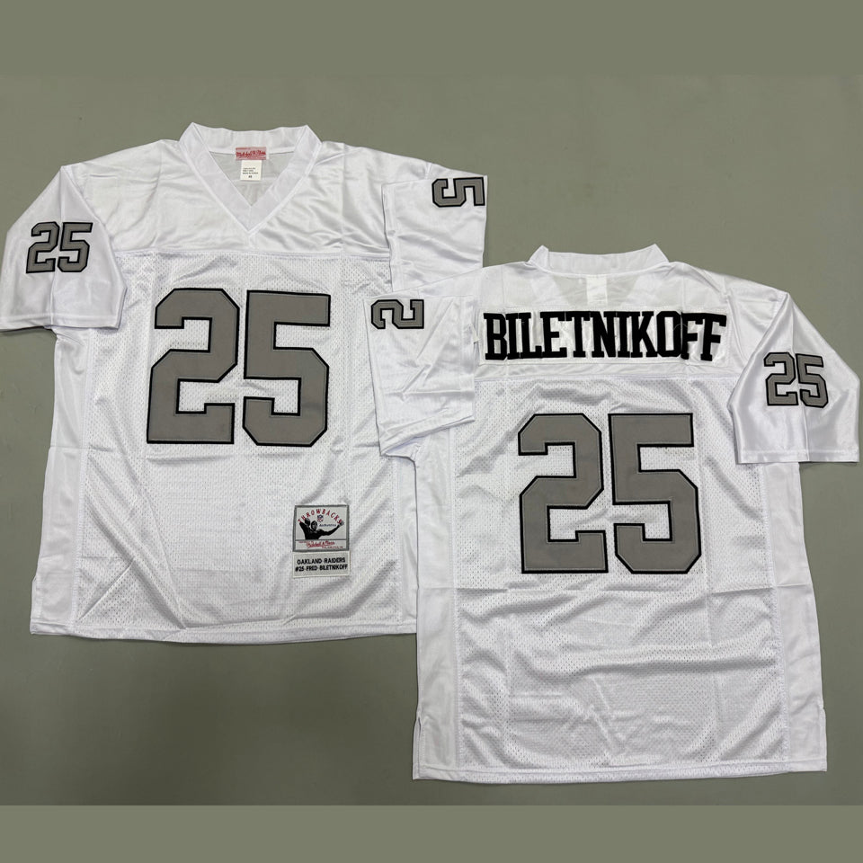 Maillot Biletnikoff 25 Men S Las Vegas Raiders Rétro