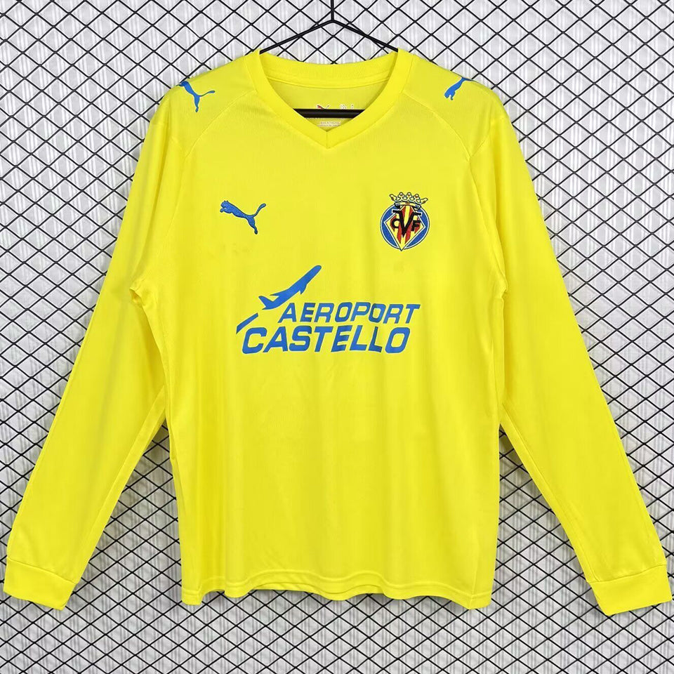 Maillot Villarreal Domicile Manches Longues Rétro