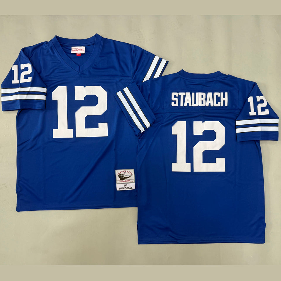 Maillot Staubach 12 Men S Dallas Cowboys Rétro