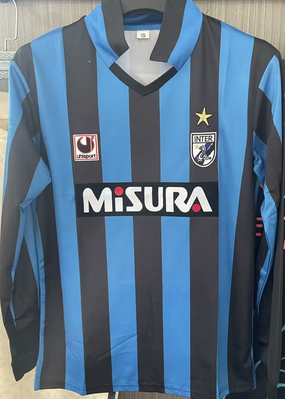 Maillot Inter Milan Domicile Manches Longues Rétro
