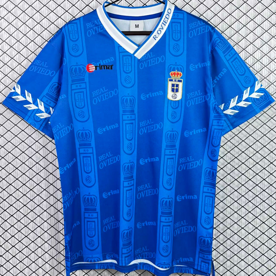 Maillot 99 Real Oviedo Domicile Rétro