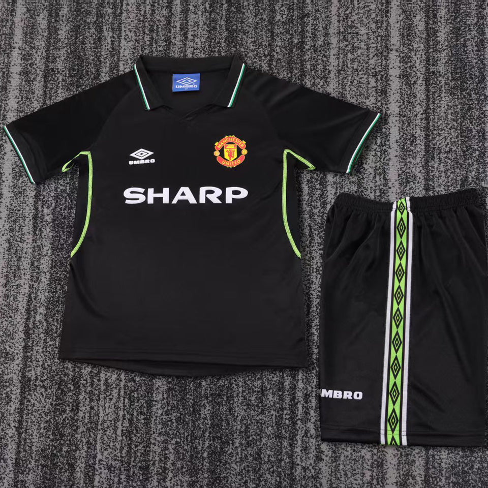 Maillot Manchester United Extérieur Rétro 1998 Enfant