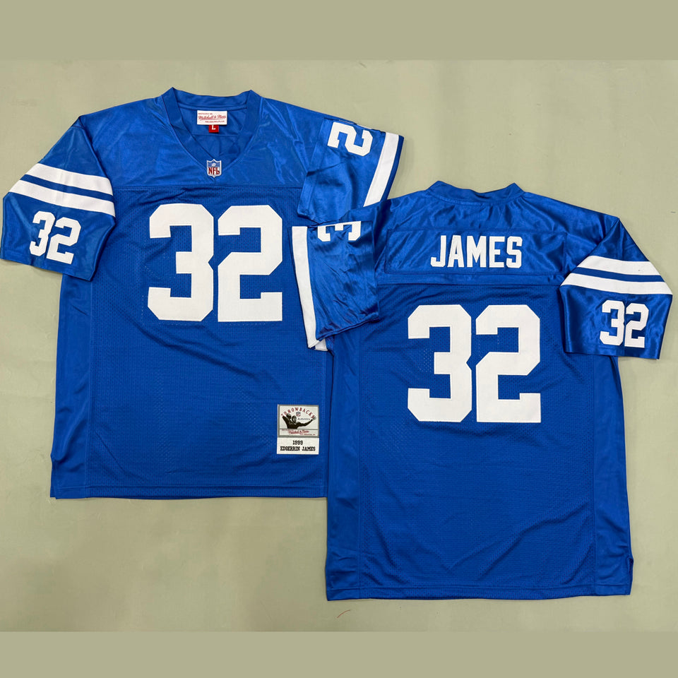 Maillot James 32 Men S Indianapolis Colts Rétro