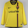 Maillot Barcelone Extérieur Manches Longues Rétro 2008/09