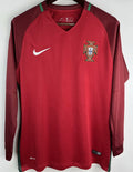 Maillot Portugal Domicile Manches Longues Rétro 2016