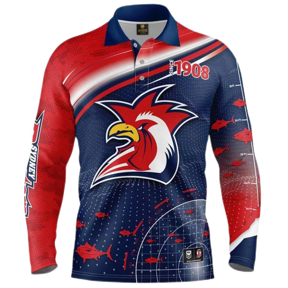 Maillot Sydney Roosters Rugby Fishing 2022/23