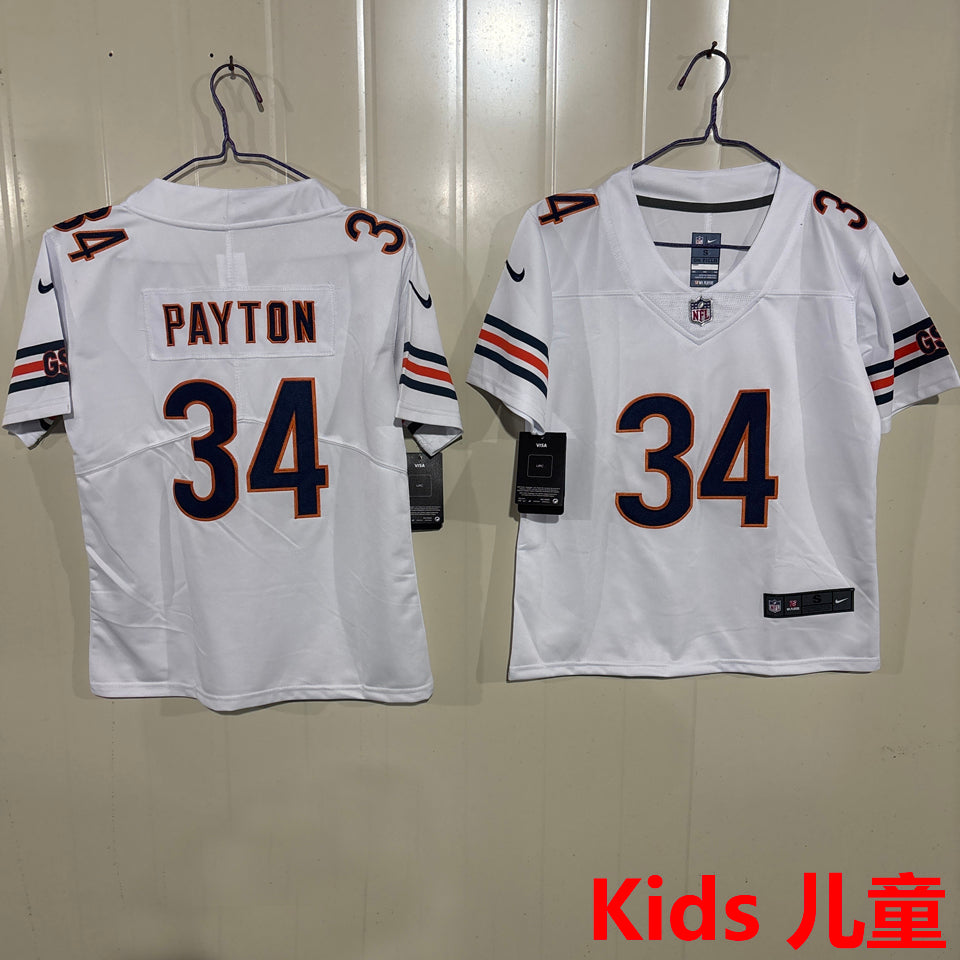 Maillot Payton 34 Chicago Bears Enfant
